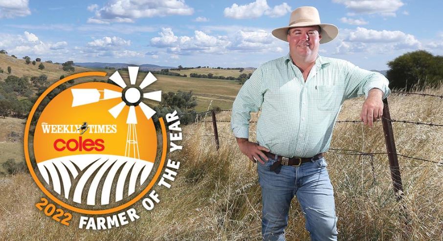 Coles Farmer of the Year banner