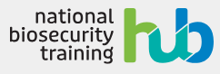 National Biosecurity Training hub logo