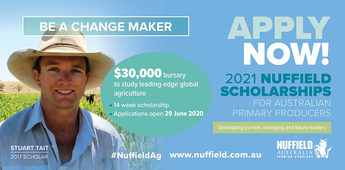 Nuffield Australia Farming Scholorships header